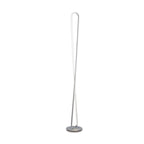 M5987 Bucle Floor Lamp 50W LED Dimmable Silver / Polished Chrome / / Frosted Acrylic