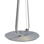 M5987 Bucle Floor Lamp 50W LED Dimmable Silver / Polished Chrome / / Frosted Acrylic