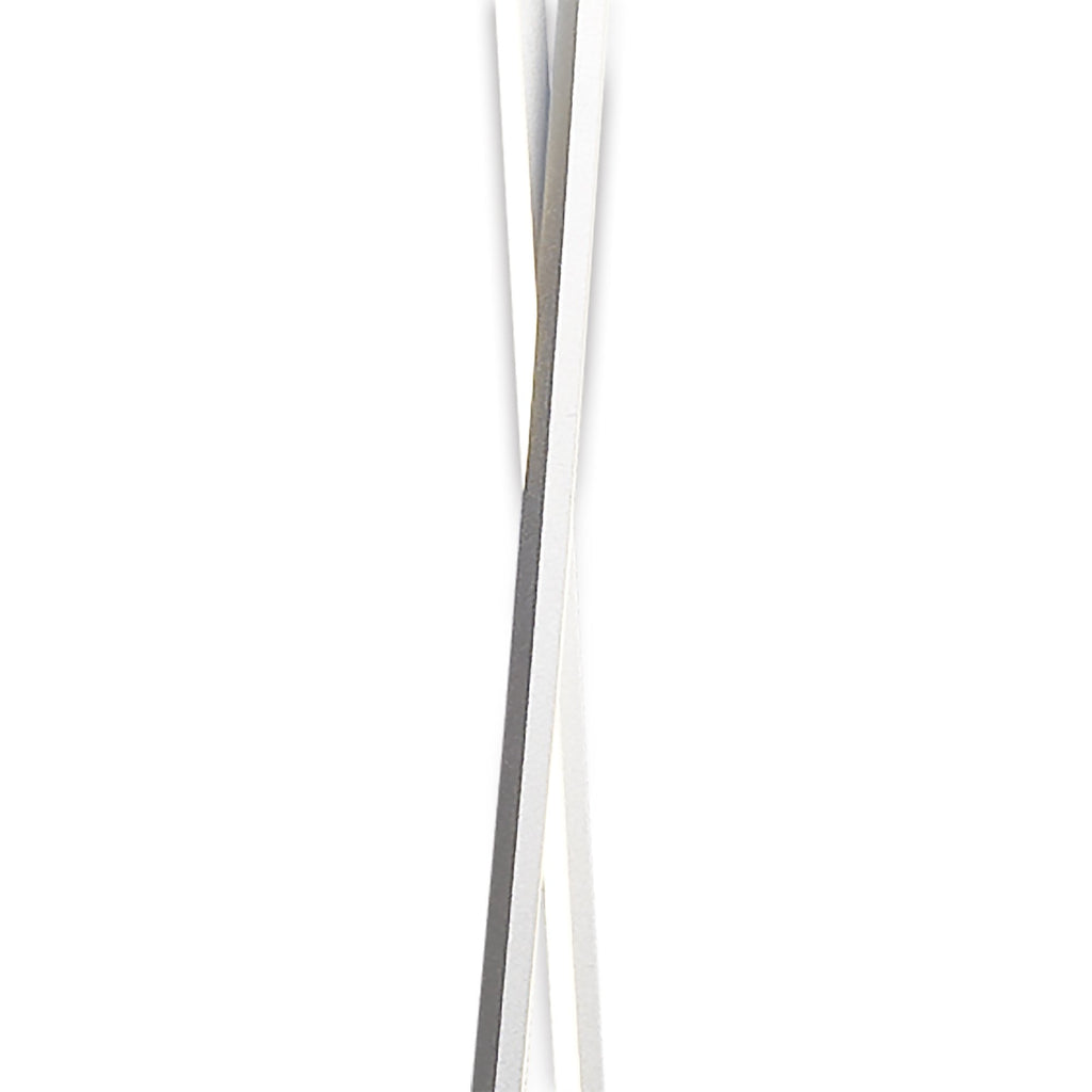 M5987 Bucle Floor Lamp 50W LED Dimmable Silver / Polished Chrome / / Frosted Acrylic
