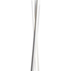 M5987 Bucle Floor Lamp 50W LED Dimmable Silver / Polished Chrome / / Frosted Acrylic
