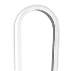 M5987 Bucle Floor Lamp 50W LED Dimmable Silver / Polished Chrome / / Frosted Acrylic