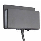 M5714 Cabarete Wall Light Rectangular 2 x 3W LED Switched Matte Black