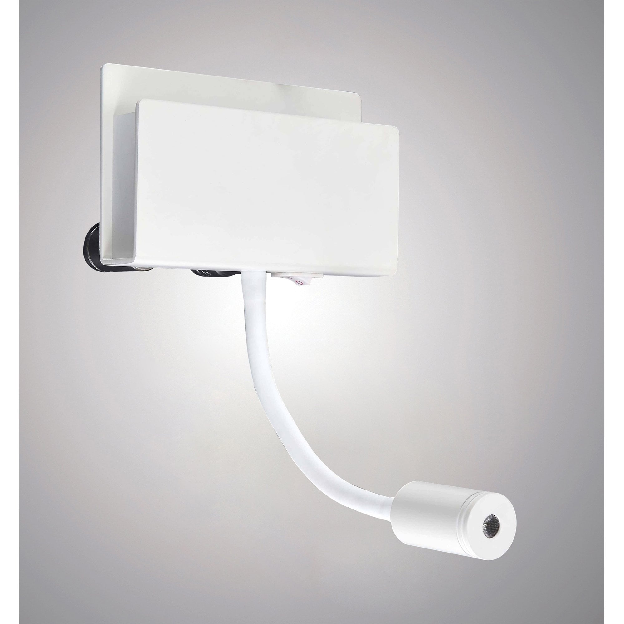 M5715 Cabarete Wall Light Rectangular 2 x 3W LED Switched White