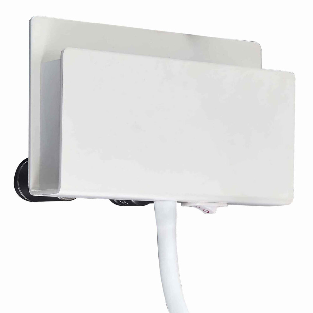 M5715 Cabarete Wall Light Rectangular 2 x 3W LED Switched White