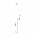 M8080 Cala 1 Light Pendant 6W LED Gold
