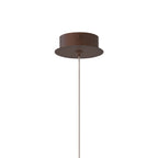 M8081 Cala 1 Light Pendant 6W LED Rust Brown