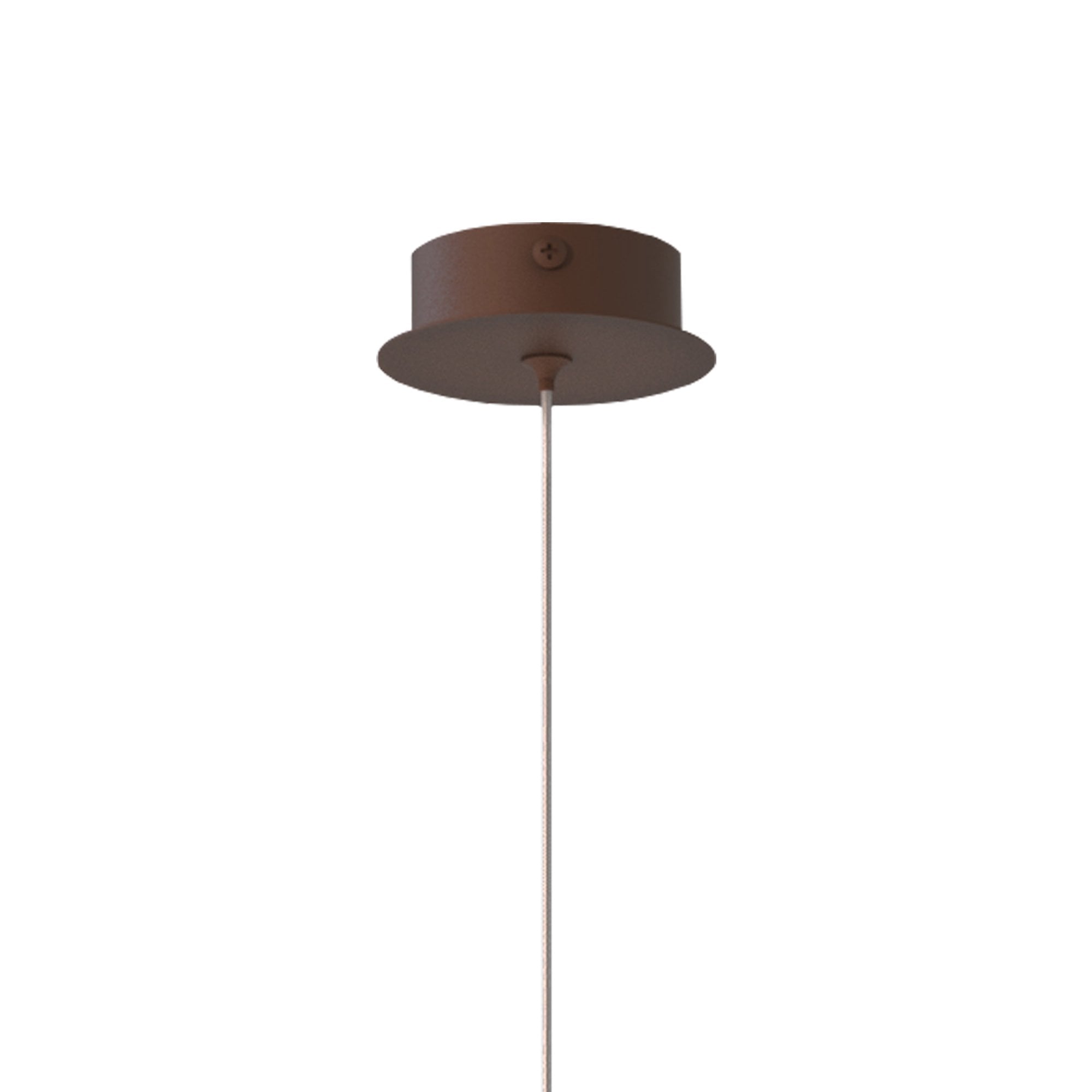 M8081 Cala 1 Light Pendant 6W LED Rust Brown