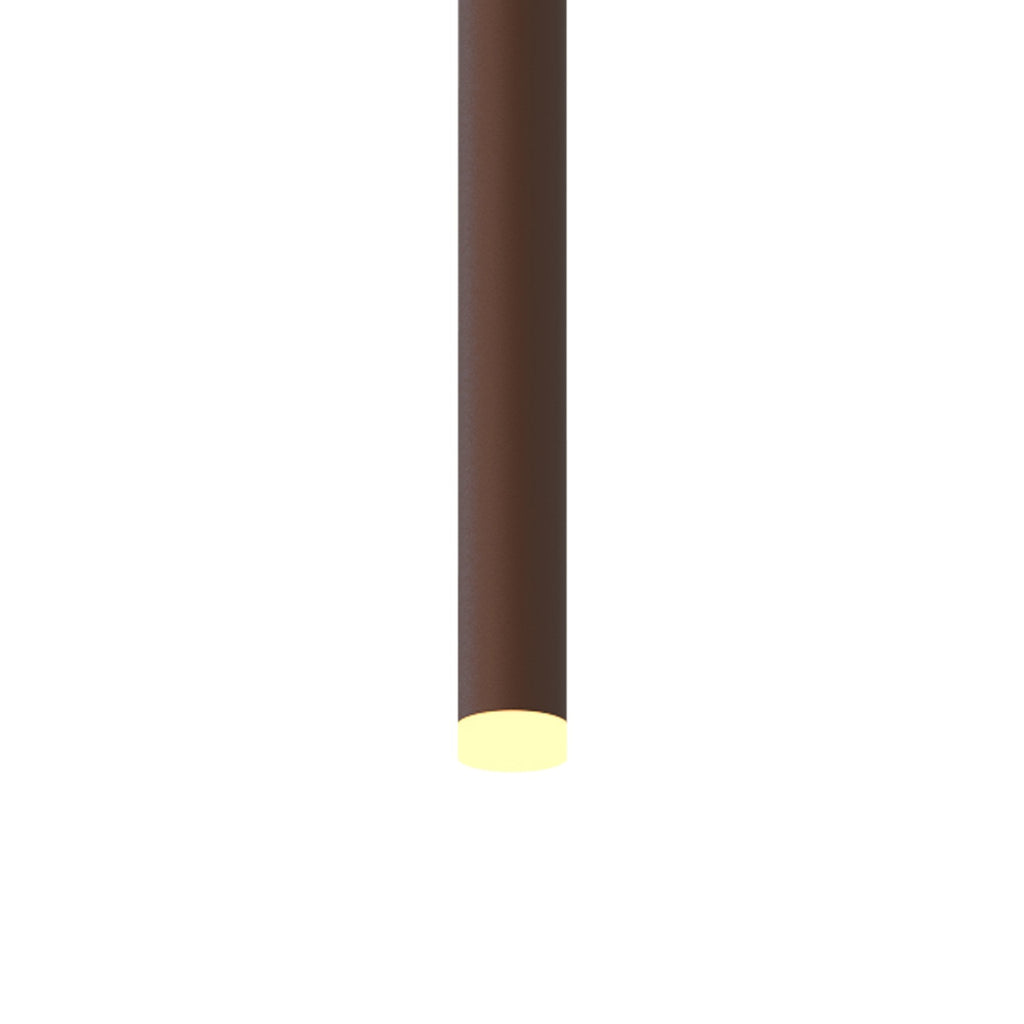 M8081 Cala 1 Light Pendant 6W LED Rust Brown