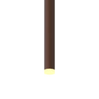M8081 Cala 1 Light Pendant 6W LED Rust Brown