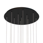 M8084 Cala Round 14 Light Pendant 84W LED Sand White/Sand Black/Gold/Rust Brown