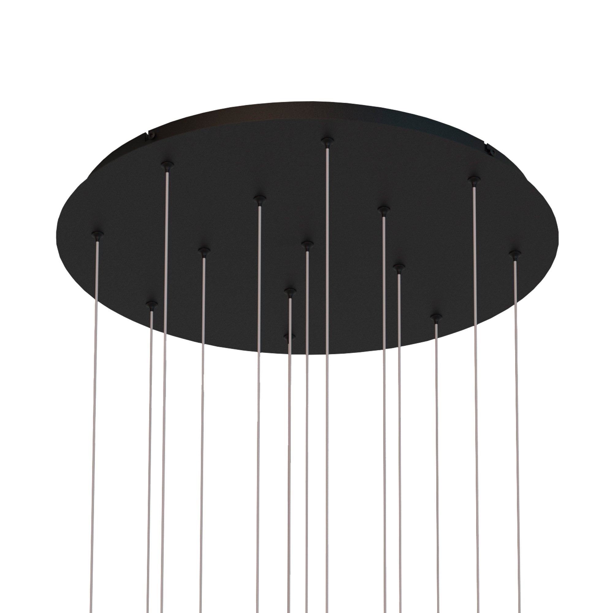 M8084 Cala Round 14 Light Pendant 84W LED Sand White/Sand Black/Gold/Rust Brown