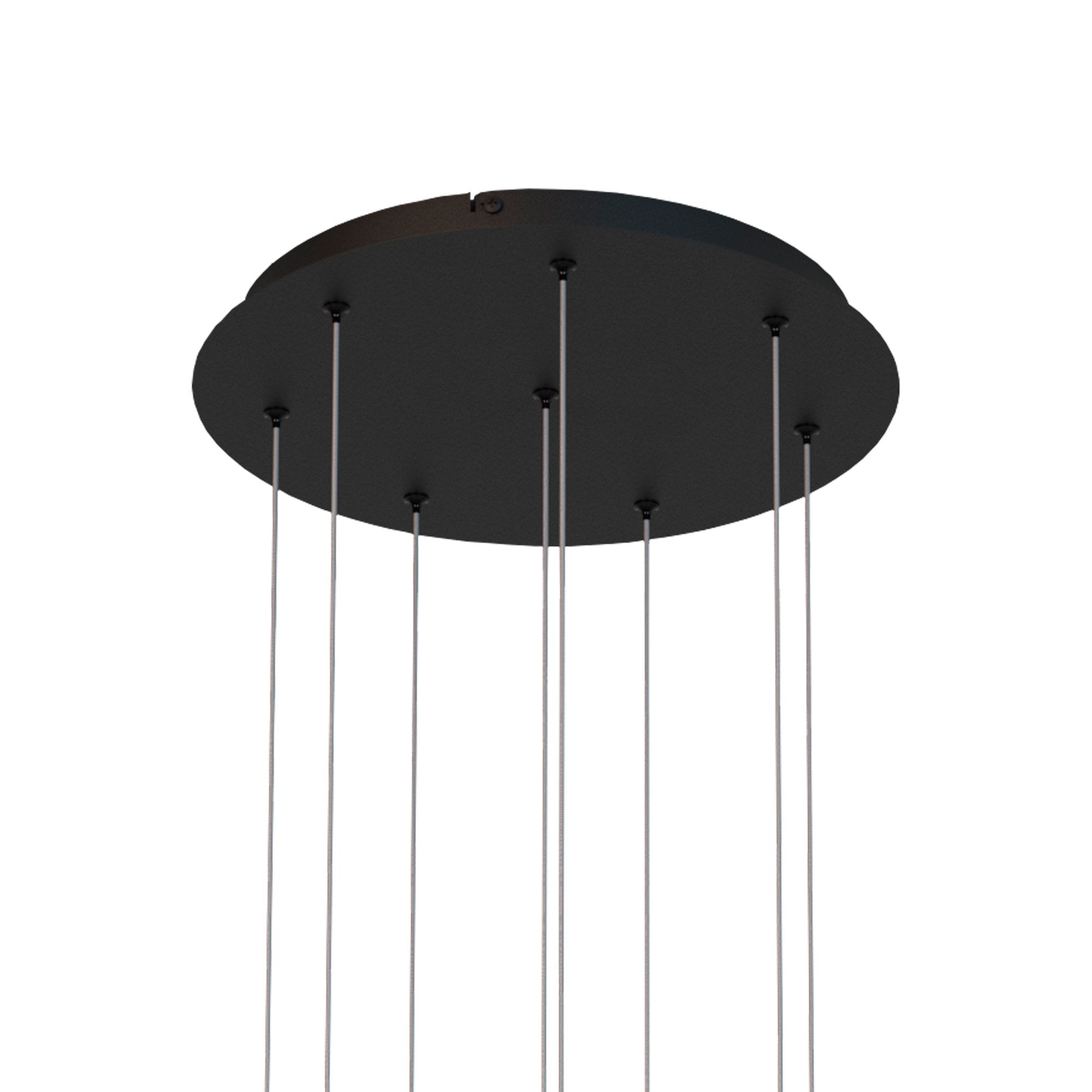 M8082 Cala Round 8 Light Pendant 48W LED Sand White/Sand Black/Gold/Rust Brown