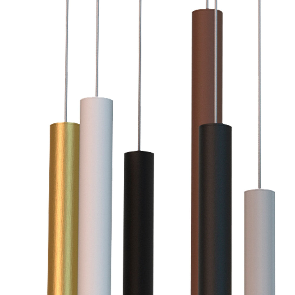 M8082 Cala Round 8 Light Pendant 48W LED Sand White/Sand Black/Gold/Rust Brown