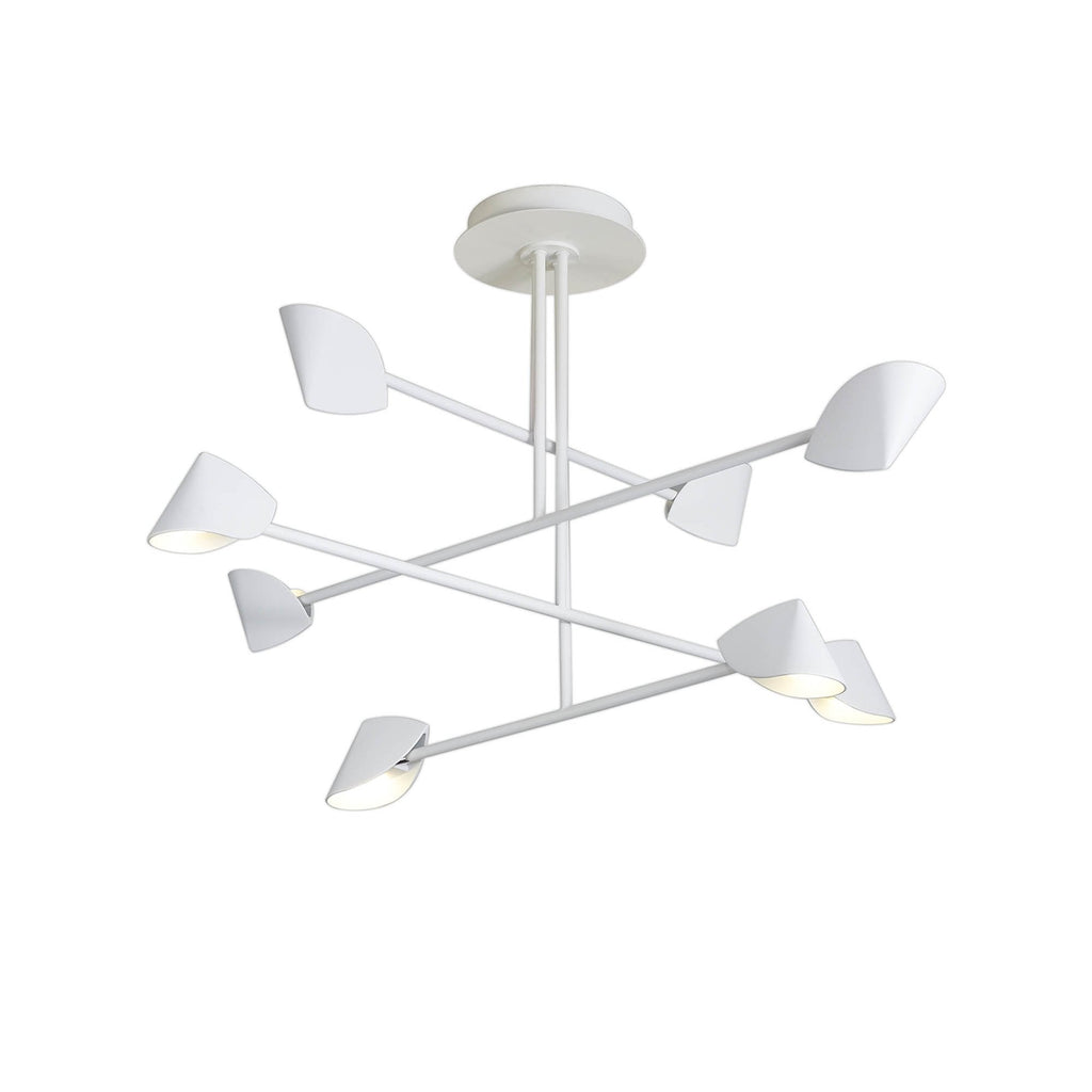 M7570 Capuccina 8 Light Fixed Pendant 61.5W LED White