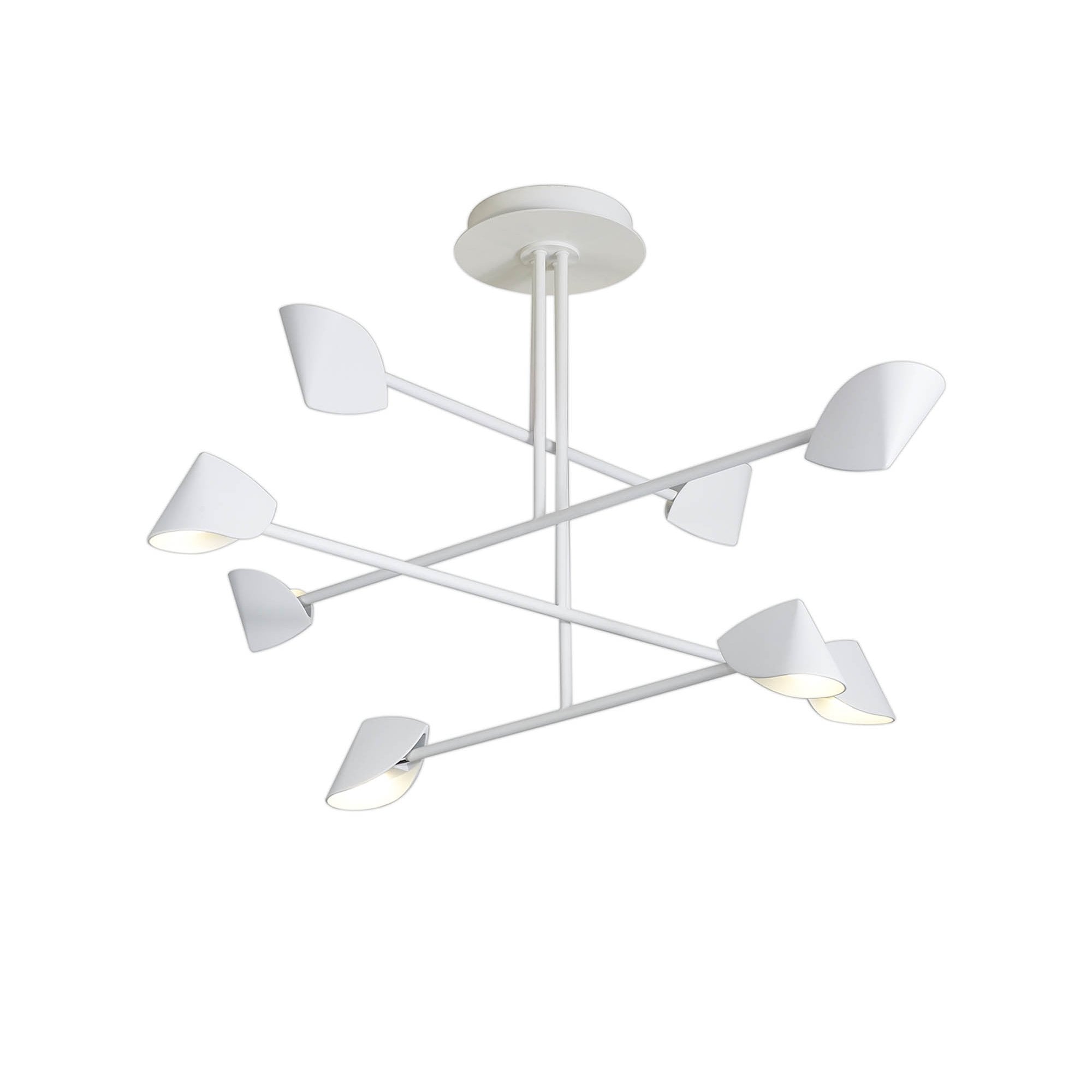 M7570 Capuccina 8 Light Fixed Pendant 61.5W LED White