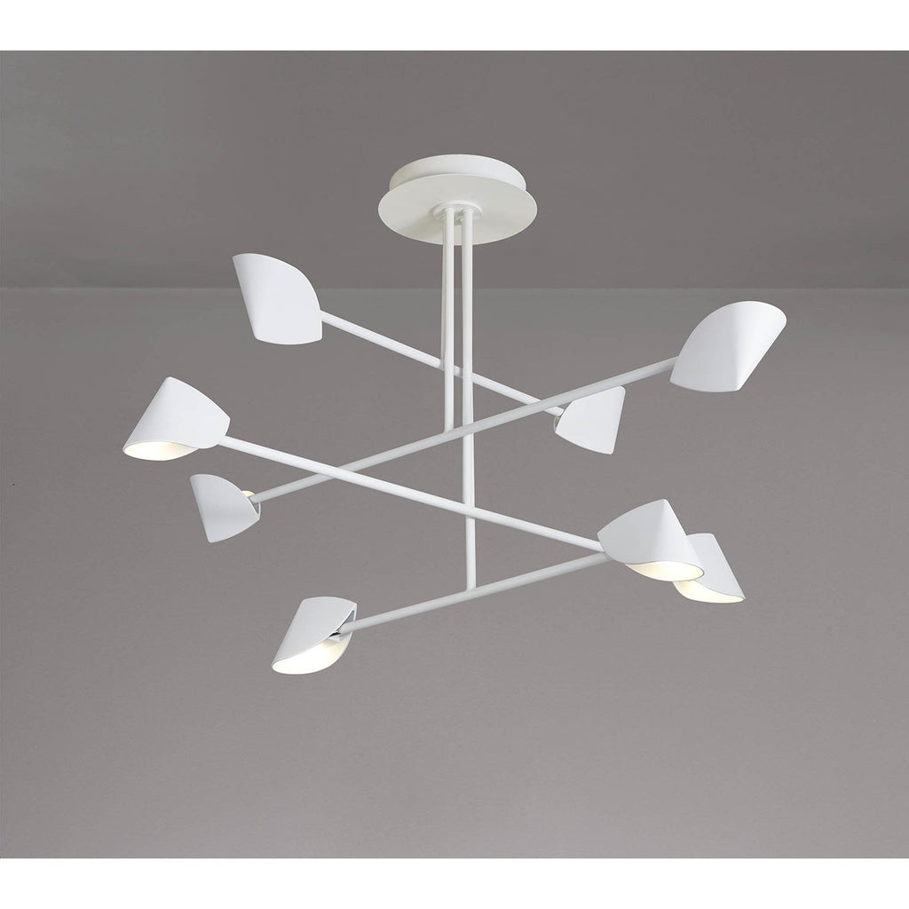 M7570 Capuccina 8 Light Fixed Pendant 61.5W LED White