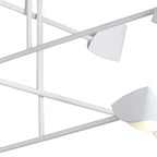 M7570 Capuccina 8 Light Fixed Pendant 61.5W LED White