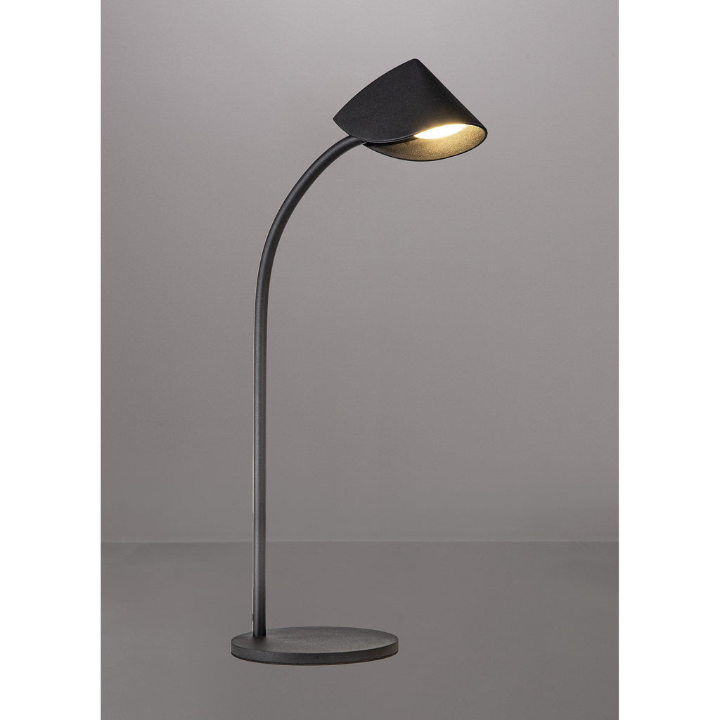 M7587 Capuccina Large 1 Light Table Lamp 8.5W LED Black