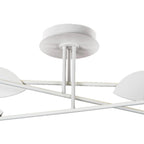 M7572 Capuccina Large 6 Light Semi Flush 45W LED White