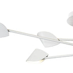 M7572 Capuccina Large 6 Light Semi Flush 45W LED White