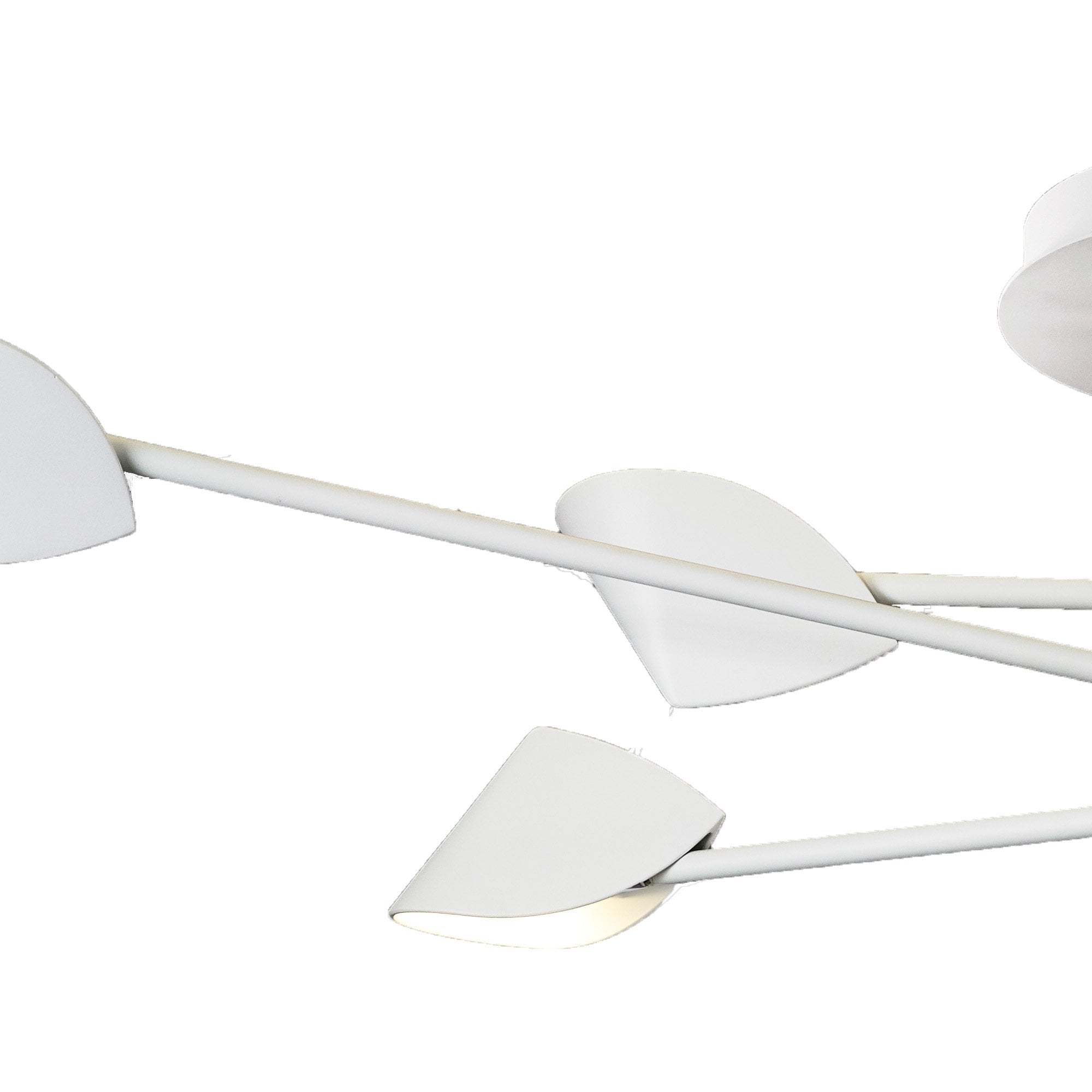 M7572 Capuccina Large 6 Light Semi Flush 45W LED White