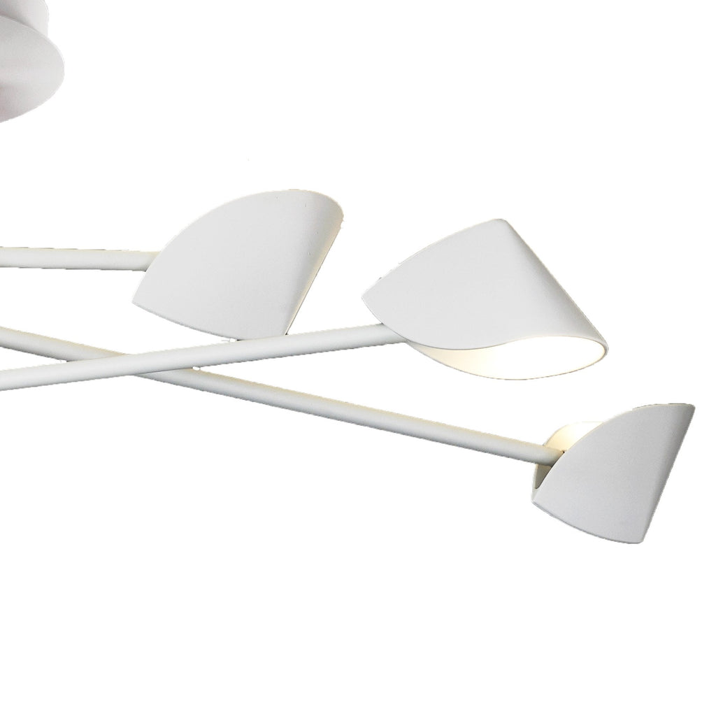 M7572 Capuccina Large 6 Light Semi Flush 45W LED White