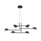 M7579 Capuccina 6 Light Linear Pendant 45W LED Black