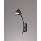 M7583 Capuccina 1 Light Wall Lamp 7W LED Black