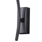 M7583 Capuccina 1 Light Wall Lamp 7W LED Black