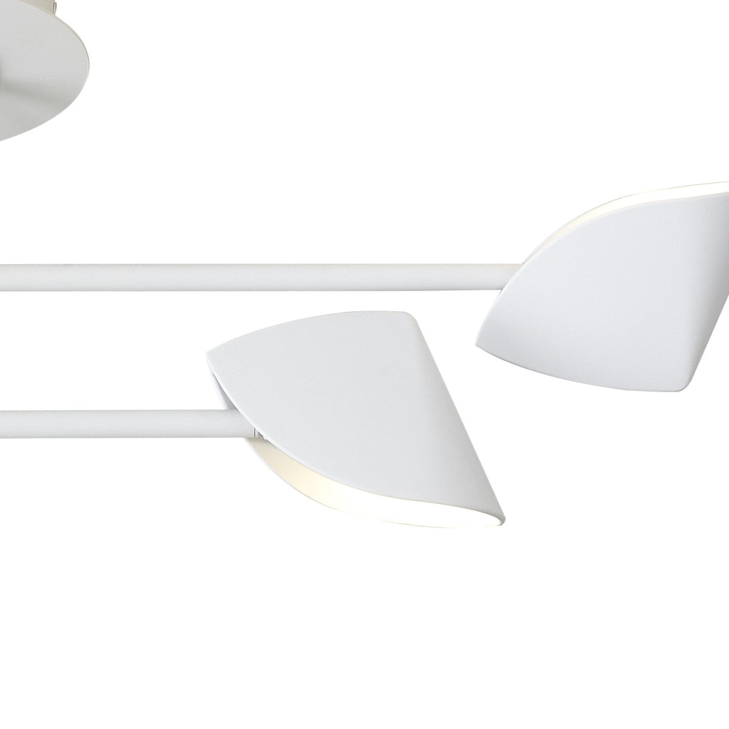 M7574 Capuccina Small 4 Light Semi Flush 30W LED White