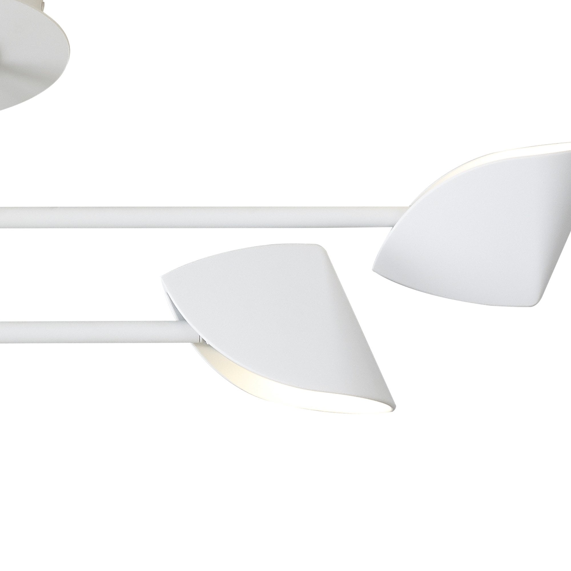 M7574 Capuccina Small 4 Light Semi Flush 30W LED White