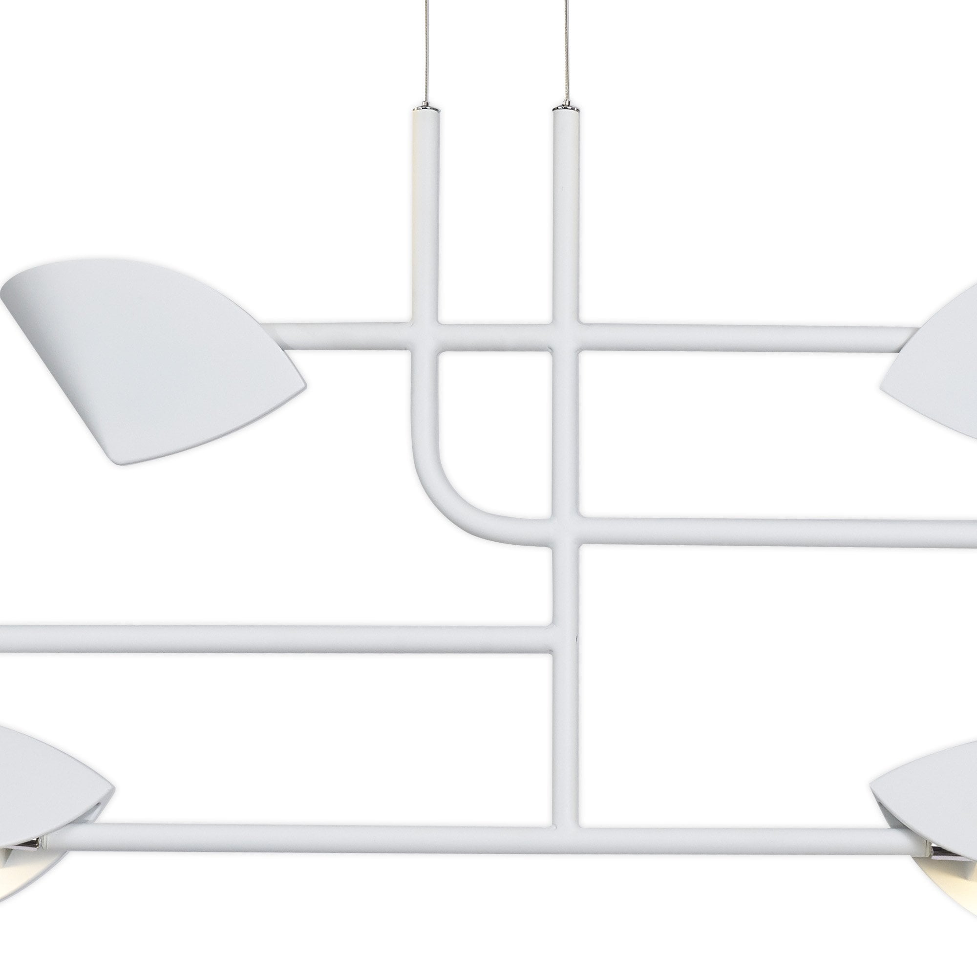 M7571 Capuccina 6 Light Linear Pendant 45W LED White