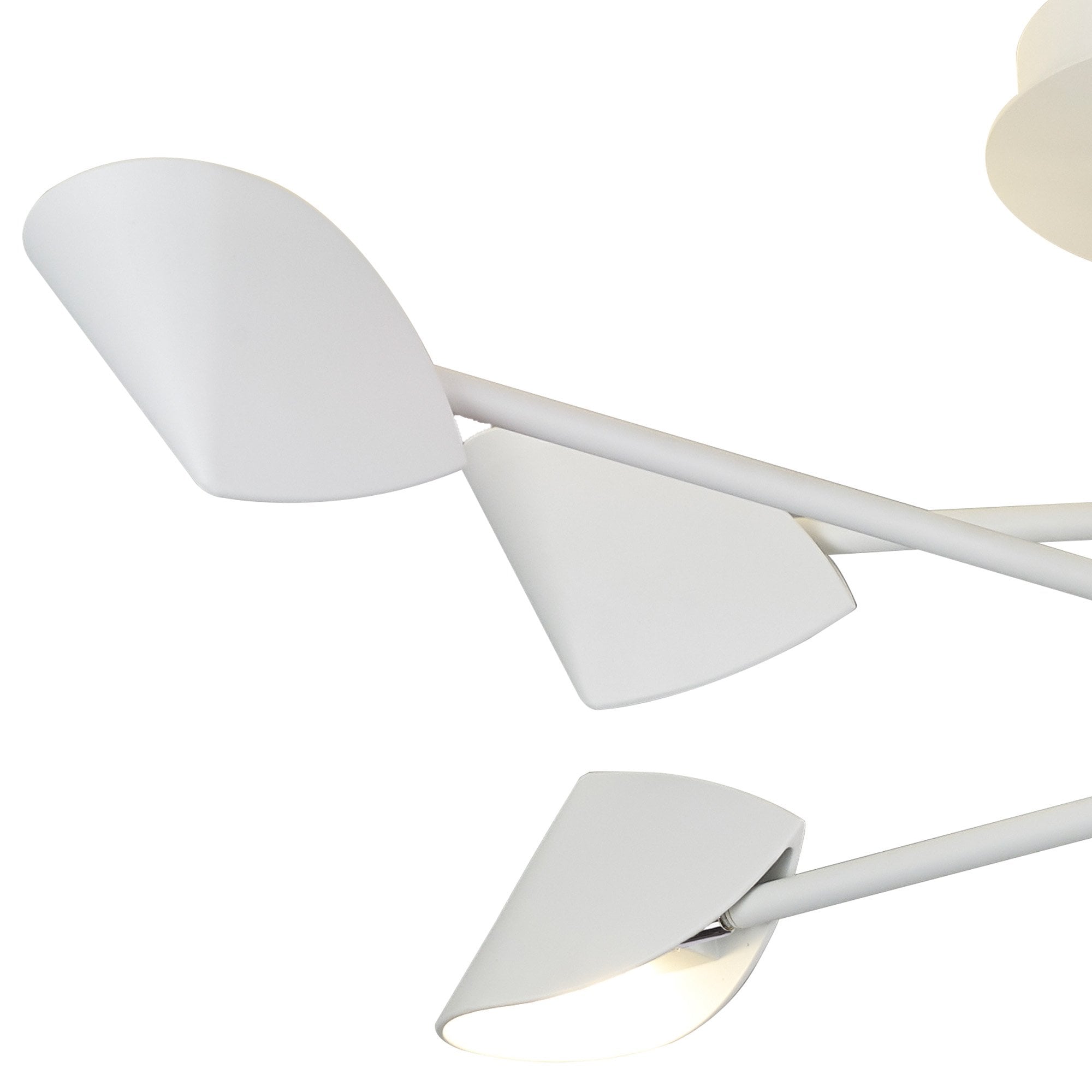 M7573 Capuccina Medium 6 Light Semi Flush 45W LED White