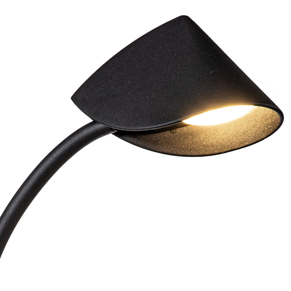 M7584 Capuccina Small 1 Light Table Lamp 8.5W LED Black