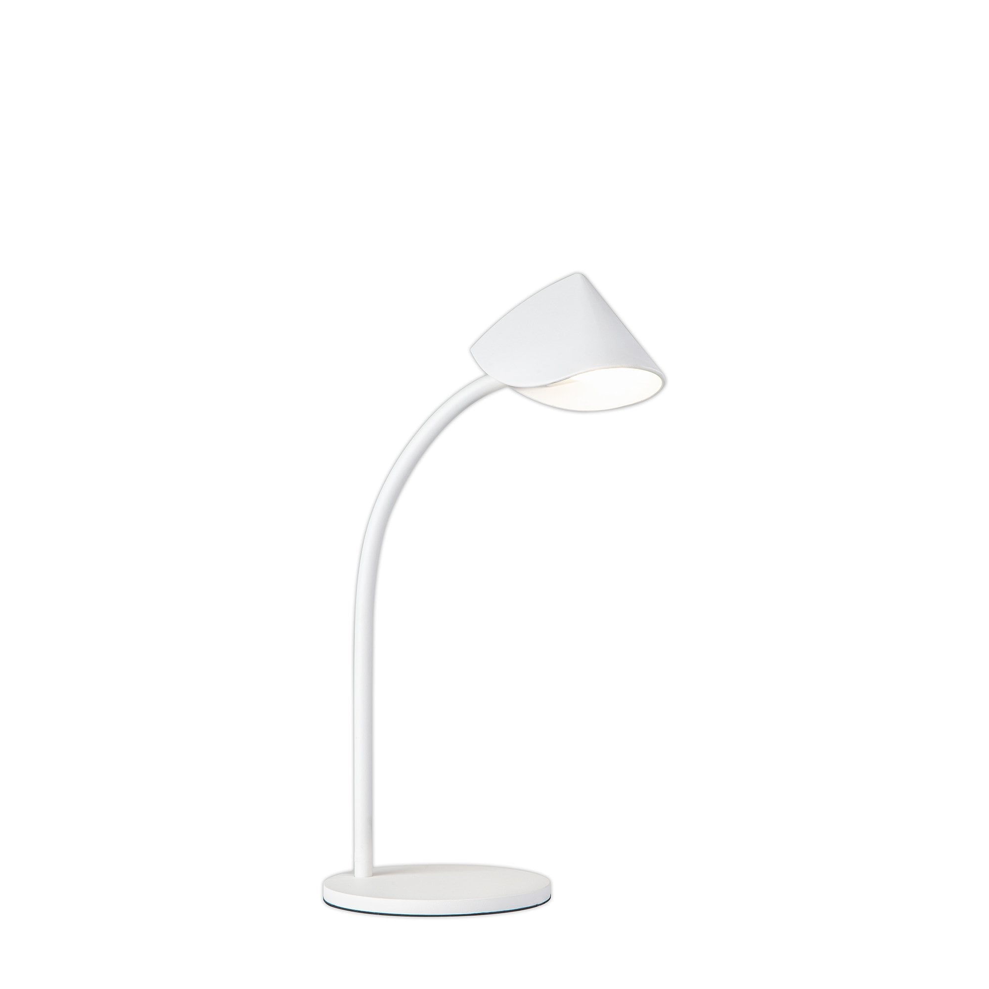 M7576 Capuccina Small 1 Light Table Lamp 8.5W LED White