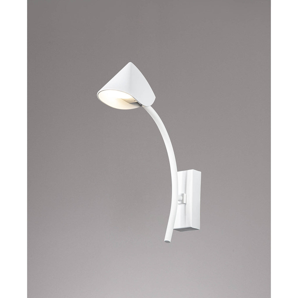 M7575 Capuccina 1 Light Wall Lamp 7W LED White