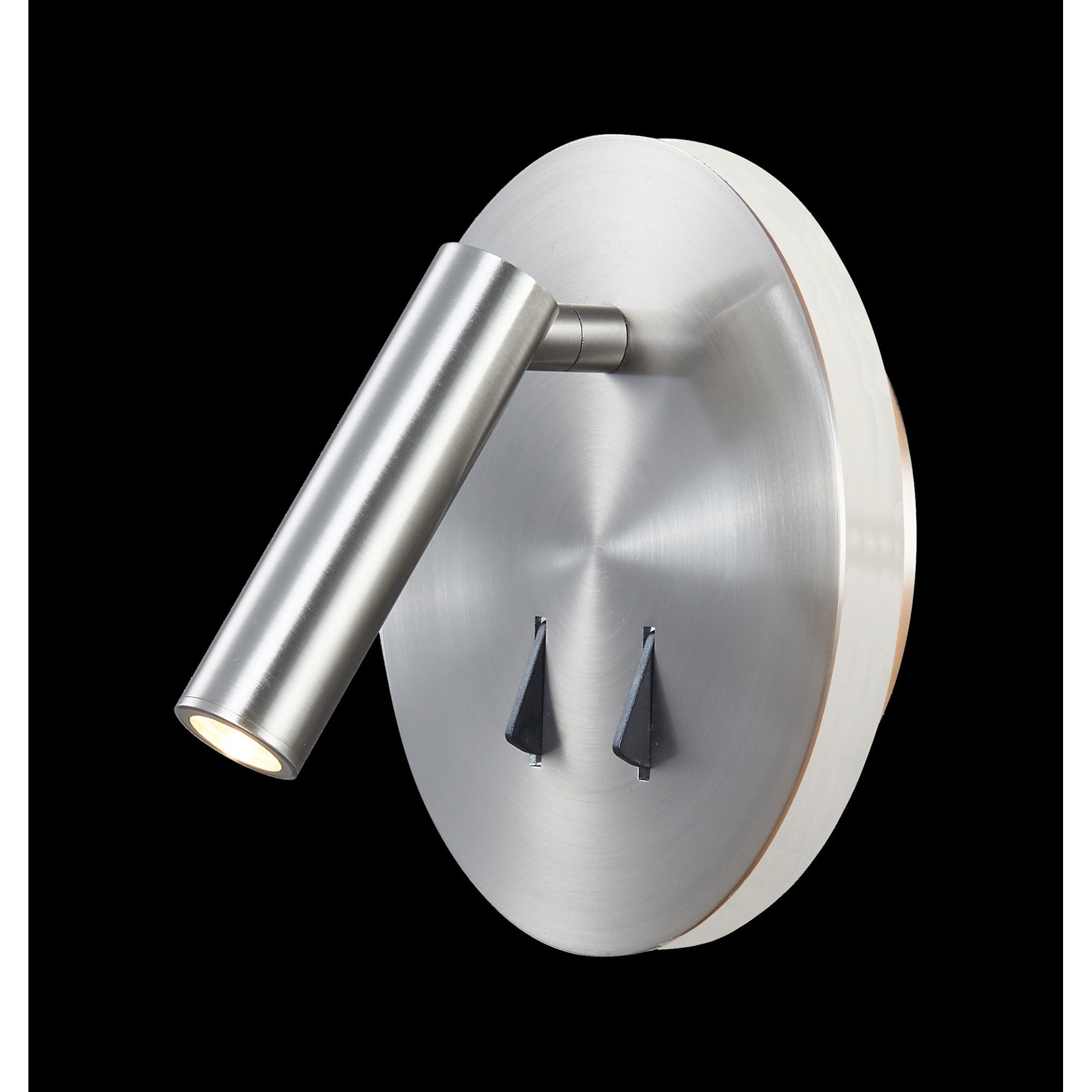 M6081 Cayman Round Wall + Reading Light 6W + 3W LED Satin Nickel