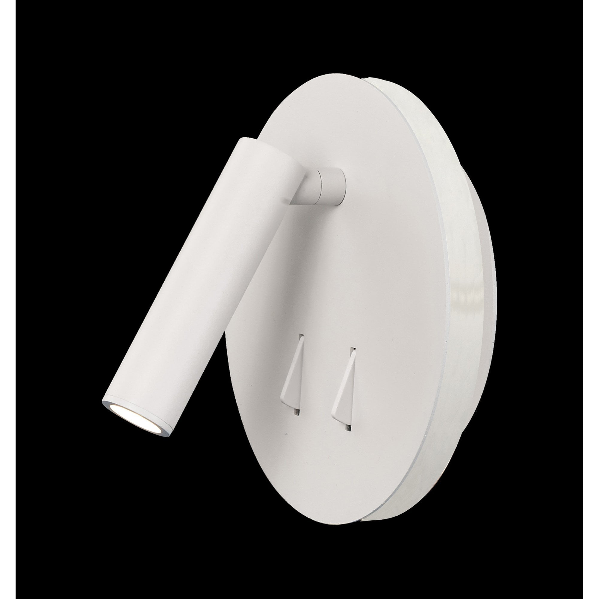M6080 Cayman Round Wall + Reading Light 6W + 3W LED Matt White
