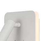 M7823 Cayman Square Wall + Reading Light 6W + 3W LED White
