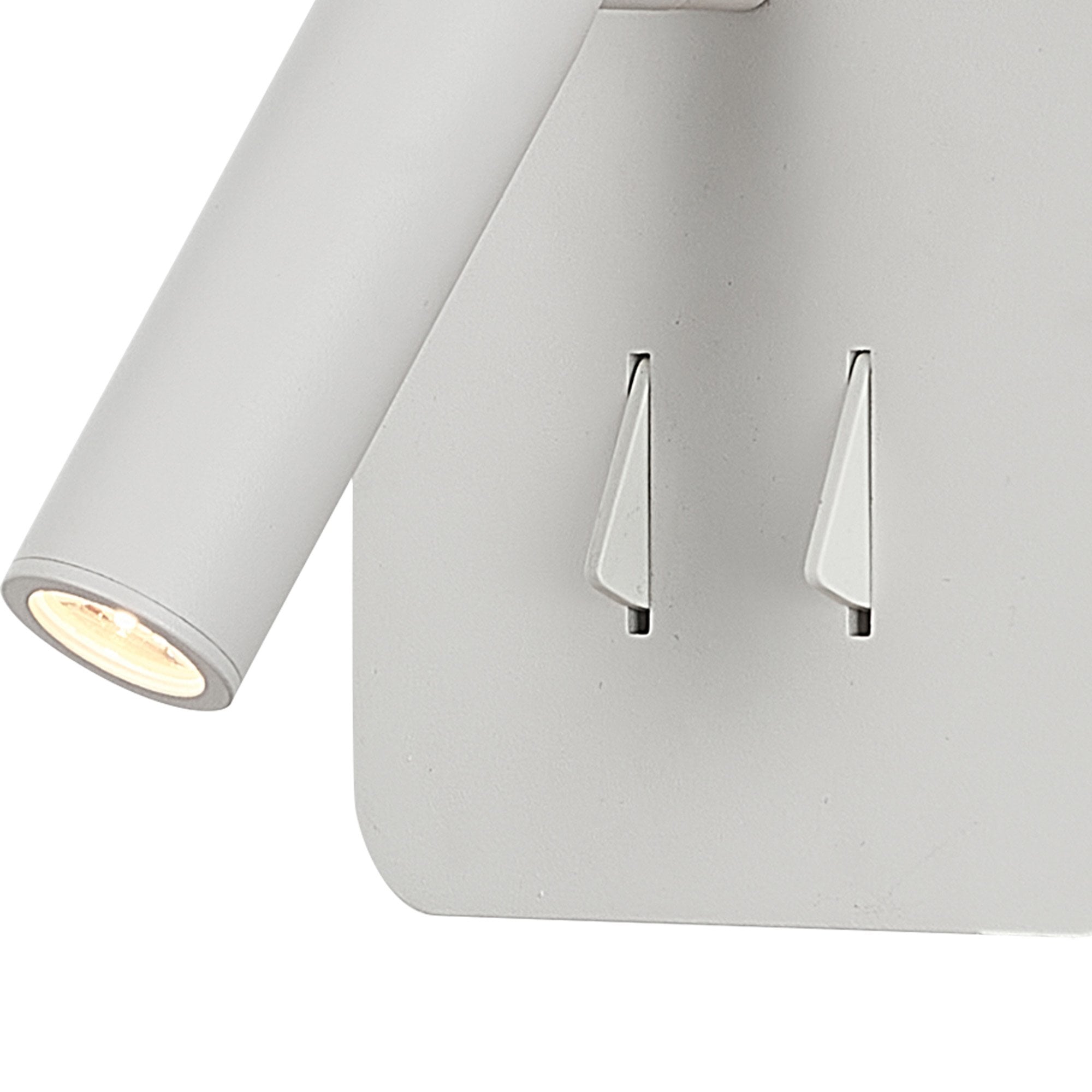M7823 Cayman Square Wall + Reading Light 6W + 3W LED White