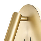 M7853 Cayman Round Wall + Reading Light 6W + 3W LED Satin Gold