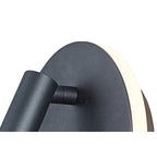 M6083 Cayman Round Wall + Reading Light 6W + 3W LED Sand Black