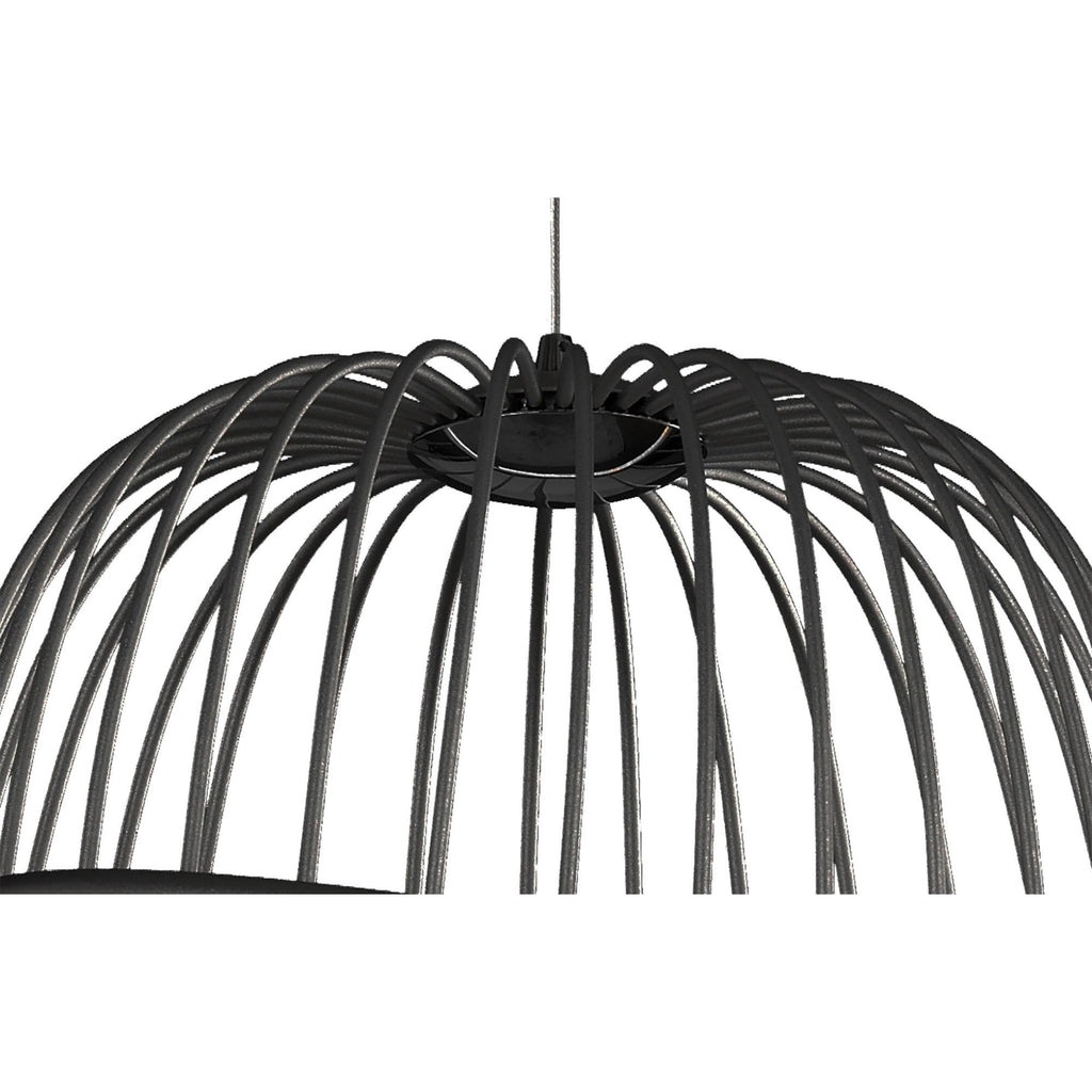M6685 Celeste Pendant 41cm Round 20W LED Black