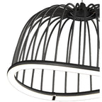 M6685 Celeste Pendant 41cm Round 20W LED Black