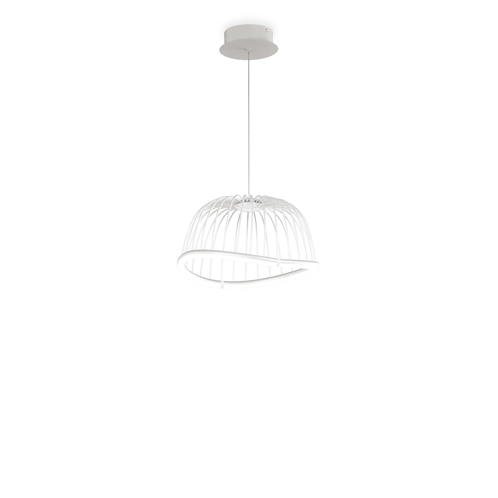 M6682 Celeste Pendant 41cm Round 20W LED White