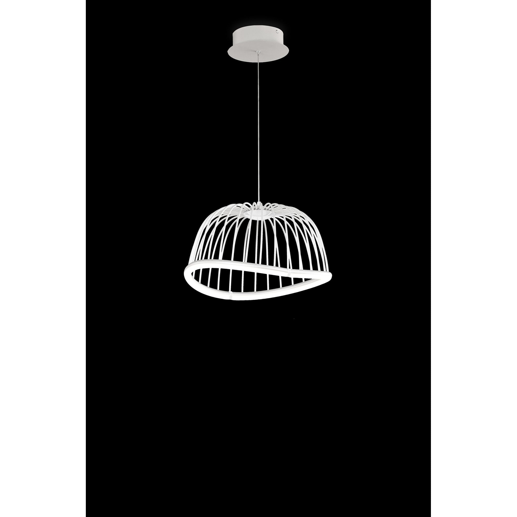 M6682 Celeste Pendant 41cm Round 20W LED White