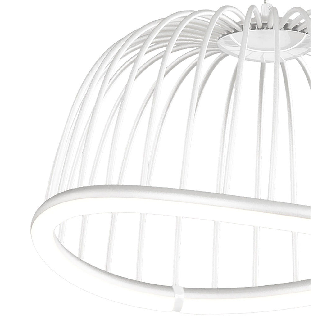 M6682 Celeste Pendant 41cm Round 20W LED White