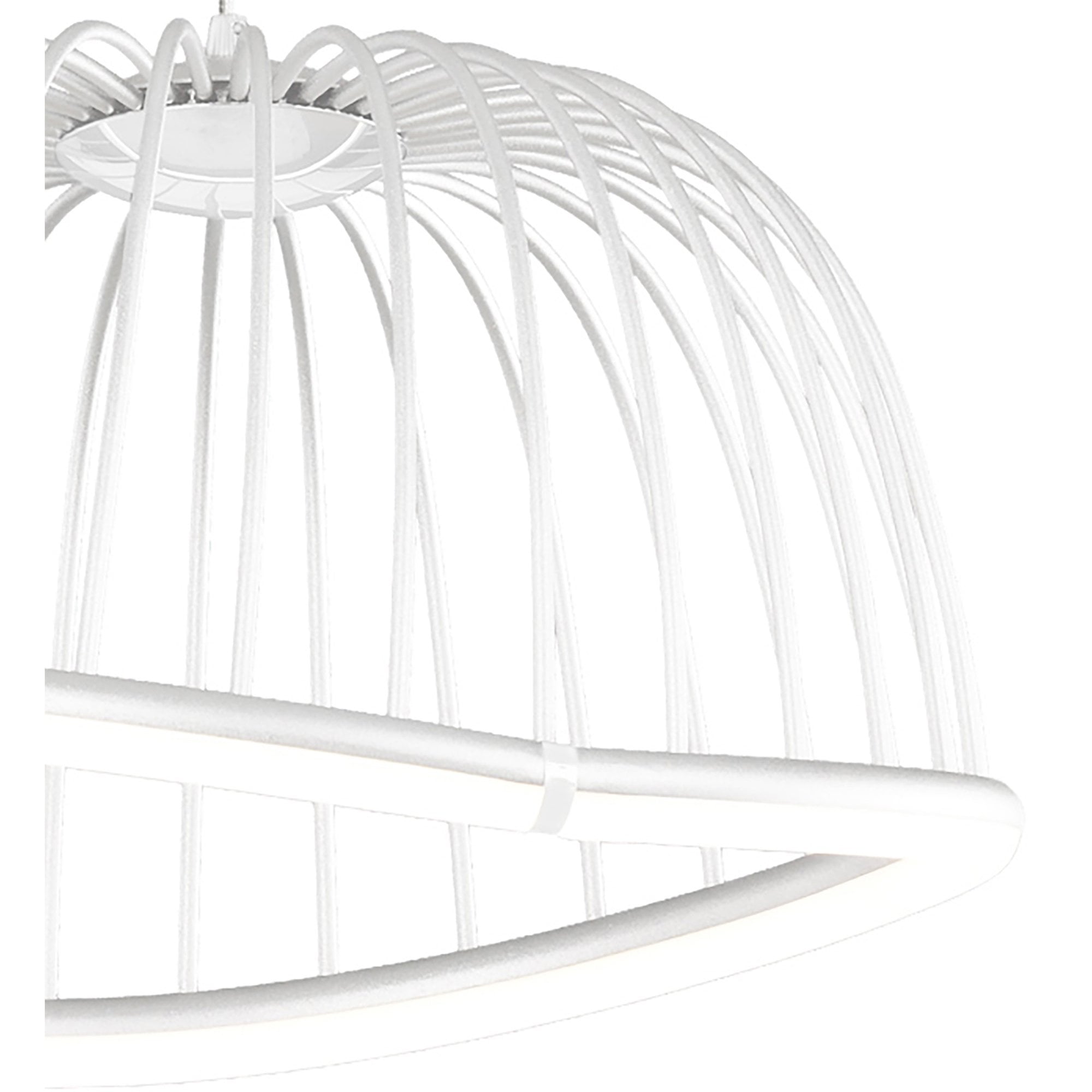 M6682 Celeste Pendant 41cm Round 20W LED White