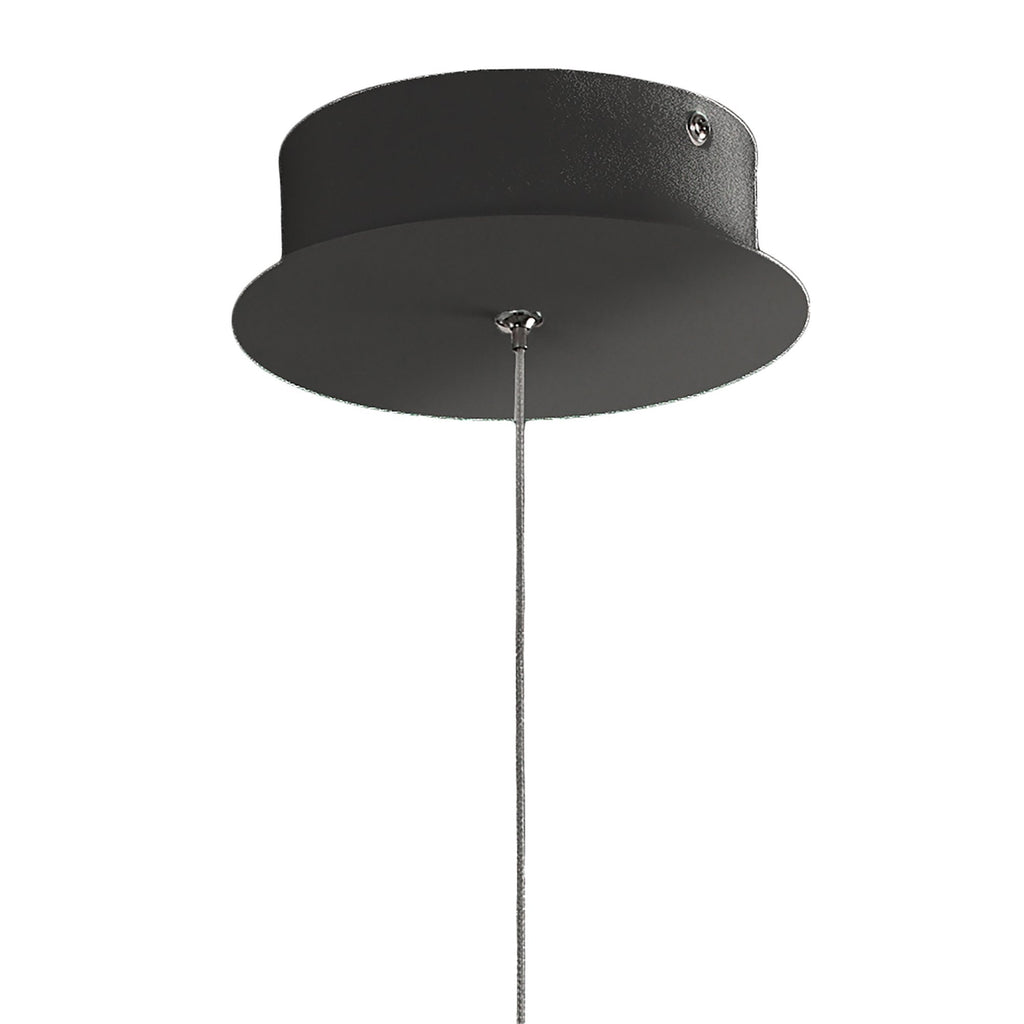 M6684 Celeste Pendant 61cm Round 30W LED Black