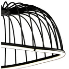 M6684 Celeste Pendant 61cm Round 30W LED Black